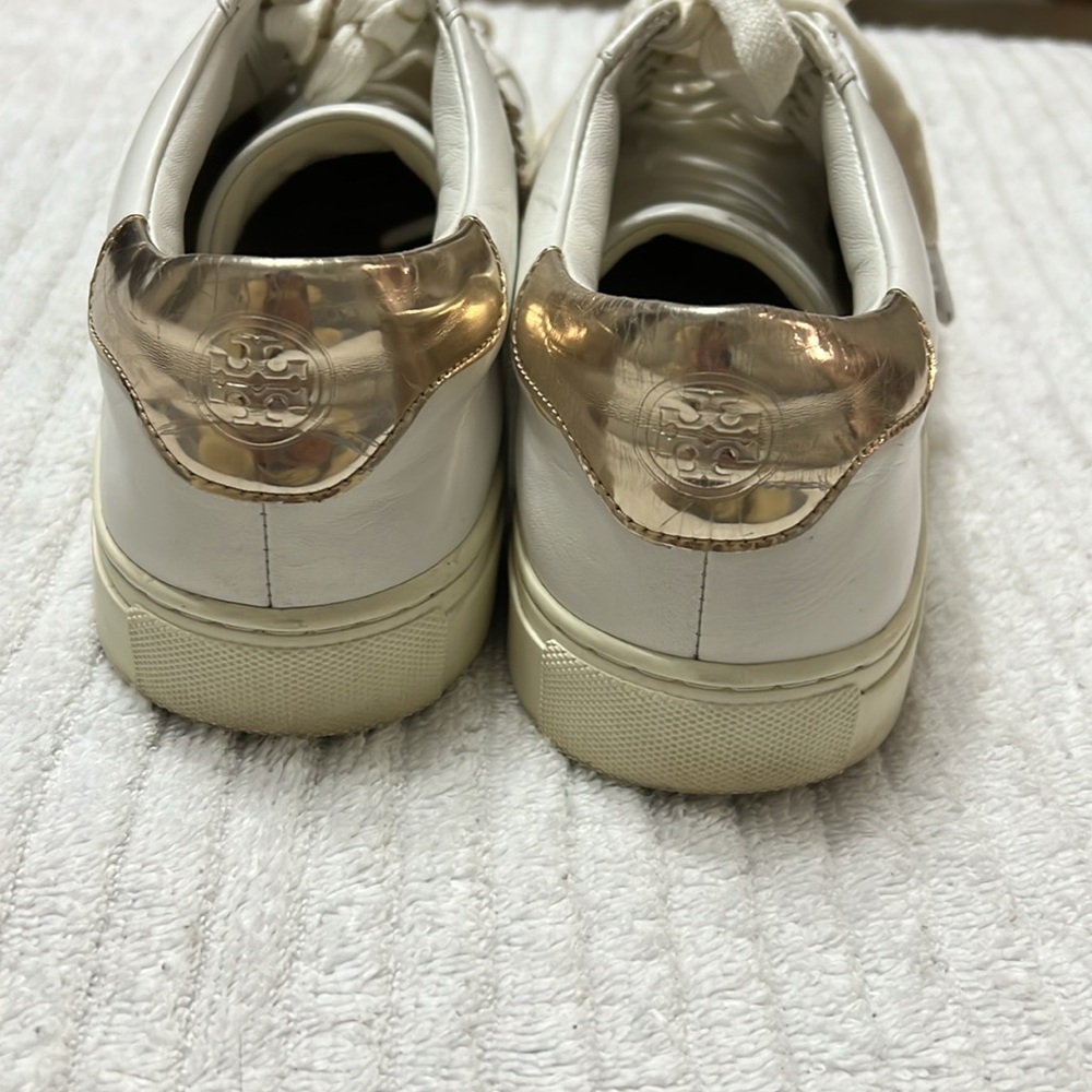 Tory Burch  White and silver Women's Sneakers - Picture 8 of 8